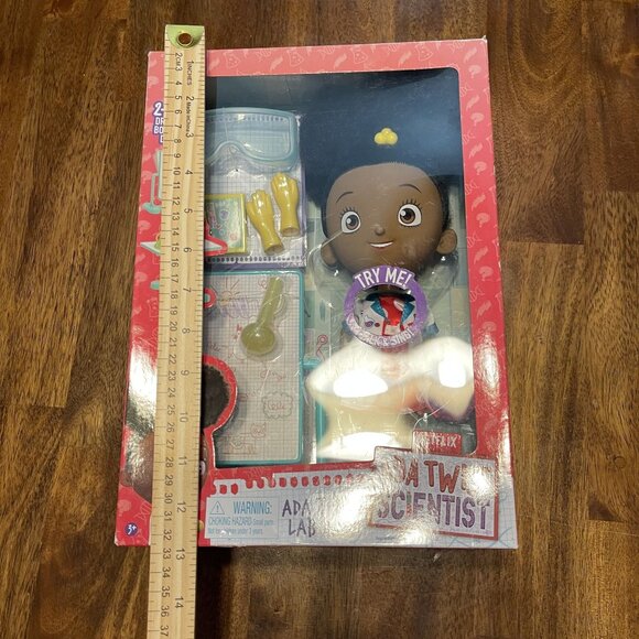 Ada Twist Scientist Lab Doll With 2 In 1 Drawing Board To Desk Science Stem Toy - Picture 15 of 16